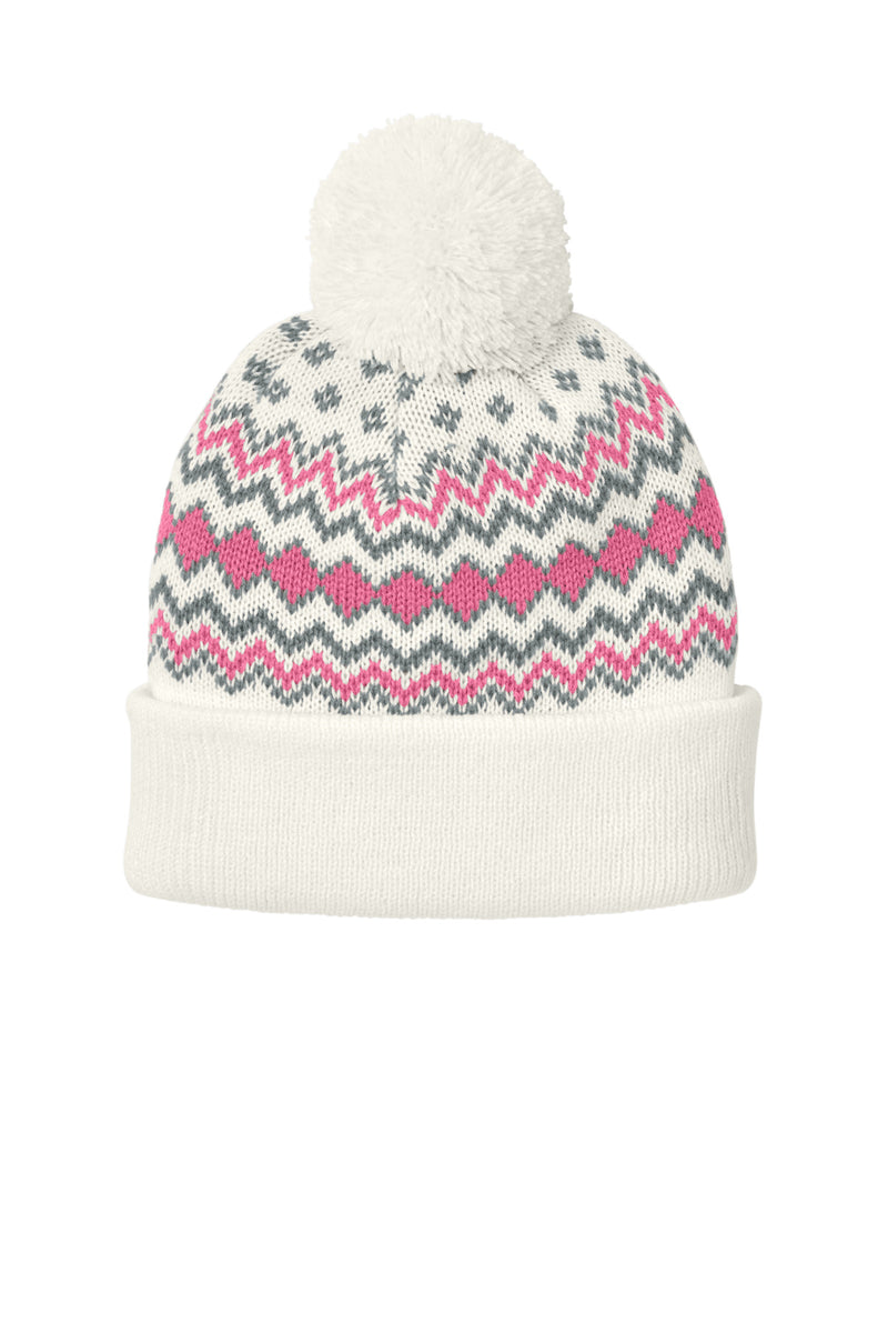 Load image into Gallery viewer, Port Authority Alpine Pom Beanie C991
