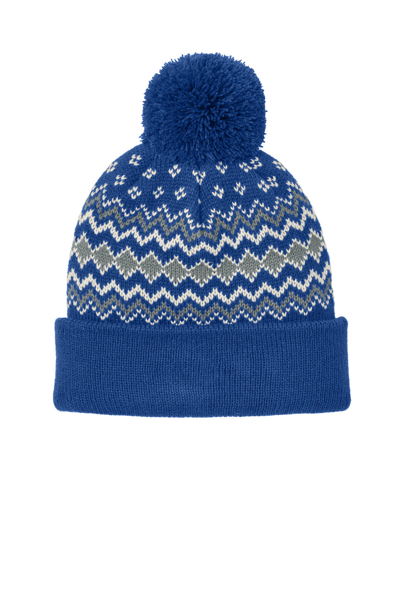Load image into Gallery viewer, Port Authority Alpine Pom Beanie C991
