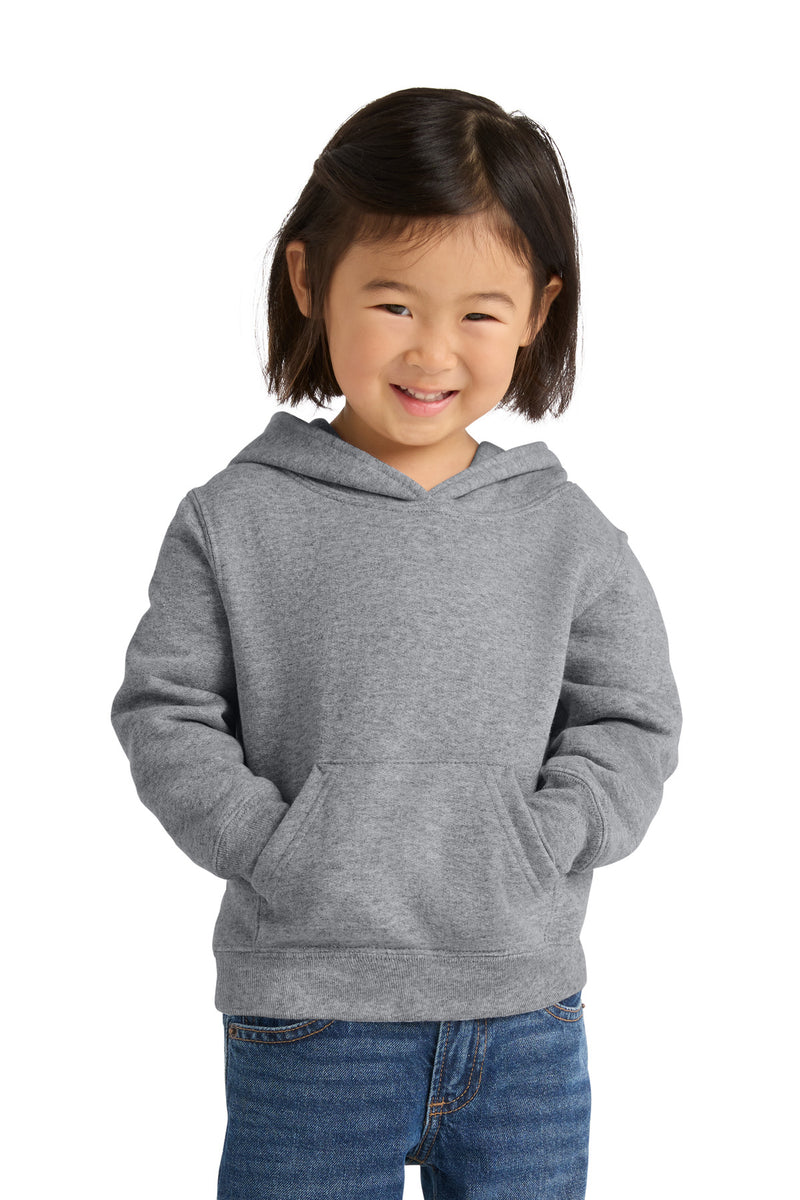Load image into Gallery viewer, Port &amp; Co Toddler Core Fleece Pullover Hooded Sweatshirt. CAR78TH
