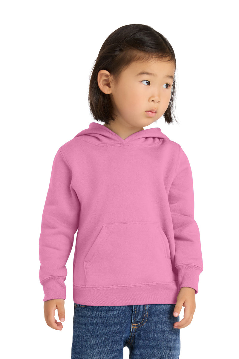 Load image into Gallery viewer, Port &amp; Co Toddler Core Fleece Pullover Hooded Sweatshirt. CAR78TH
