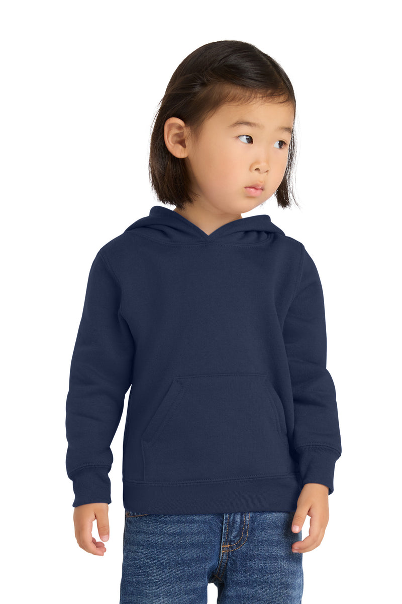 Load image into Gallery viewer, Port &amp; Co Toddler Core Fleece Pullover Hooded Sweatshirt. CAR78TH
