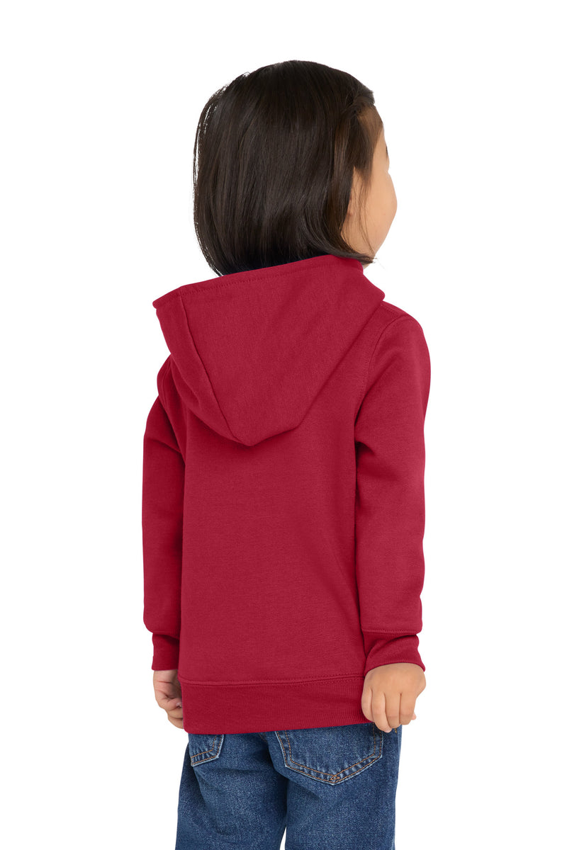 Load image into Gallery viewer, Port &amp; Co Toddler Core Fleece Pullover Hooded Sweatshirt. CAR78TH

