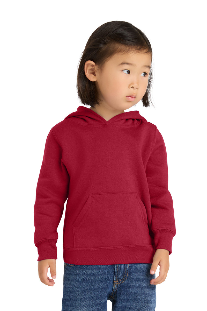 Load image into Gallery viewer, Port &amp; Co Toddler Core Fleece Pullover Hooded Sweatshirt. CAR78TH
