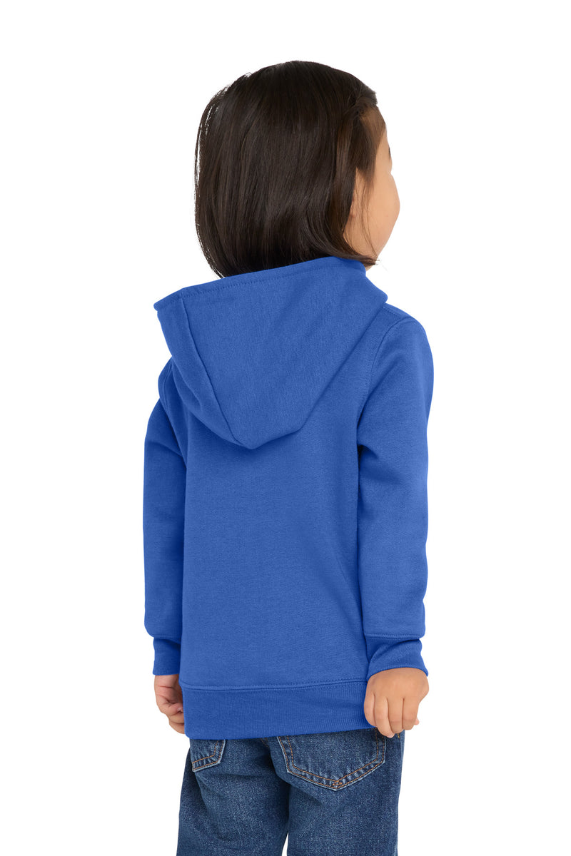 Load image into Gallery viewer, Port &amp; Co Toddler Core Fleece Pullover Hooded Sweatshirt. CAR78TH
