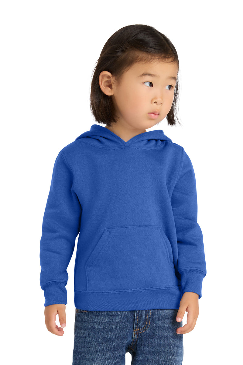 Load image into Gallery viewer, Port &amp; Co Toddler Core Fleece Pullover Hooded Sweatshirt. CAR78TH
