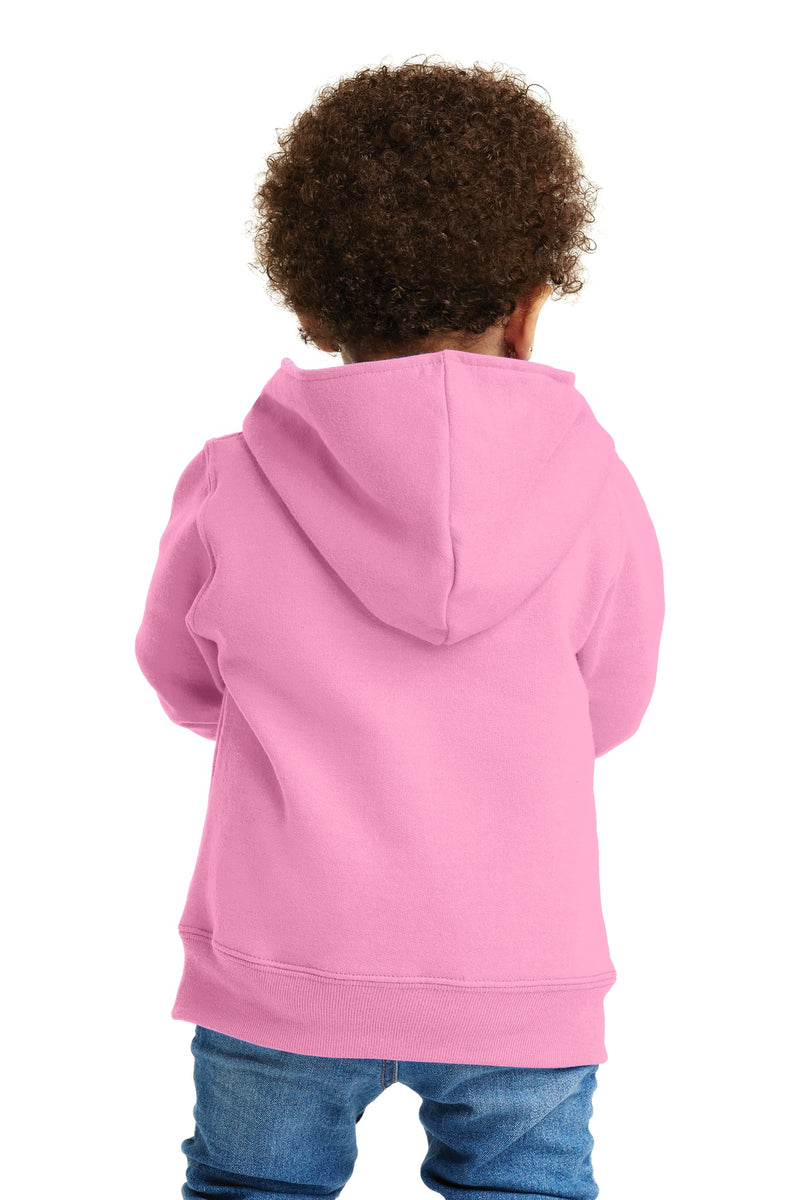 Load image into Gallery viewer, Port &amp; Co Toddler Core Fleece Full-Zip Hooded Sweatshirt. CAR78TZH

