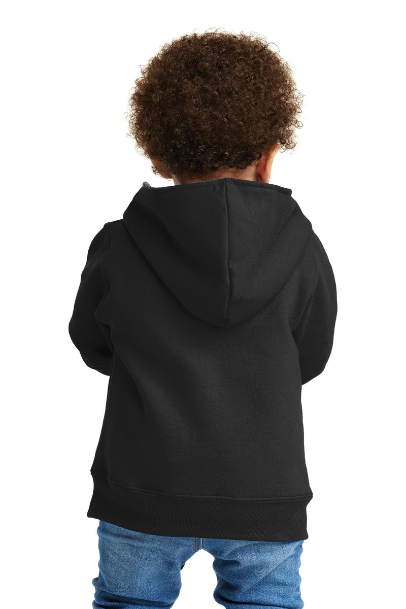 Load image into Gallery viewer, Port &amp; Co Toddler Core Fleece Full-Zip Hooded Sweatshirt. CAR78TZH
