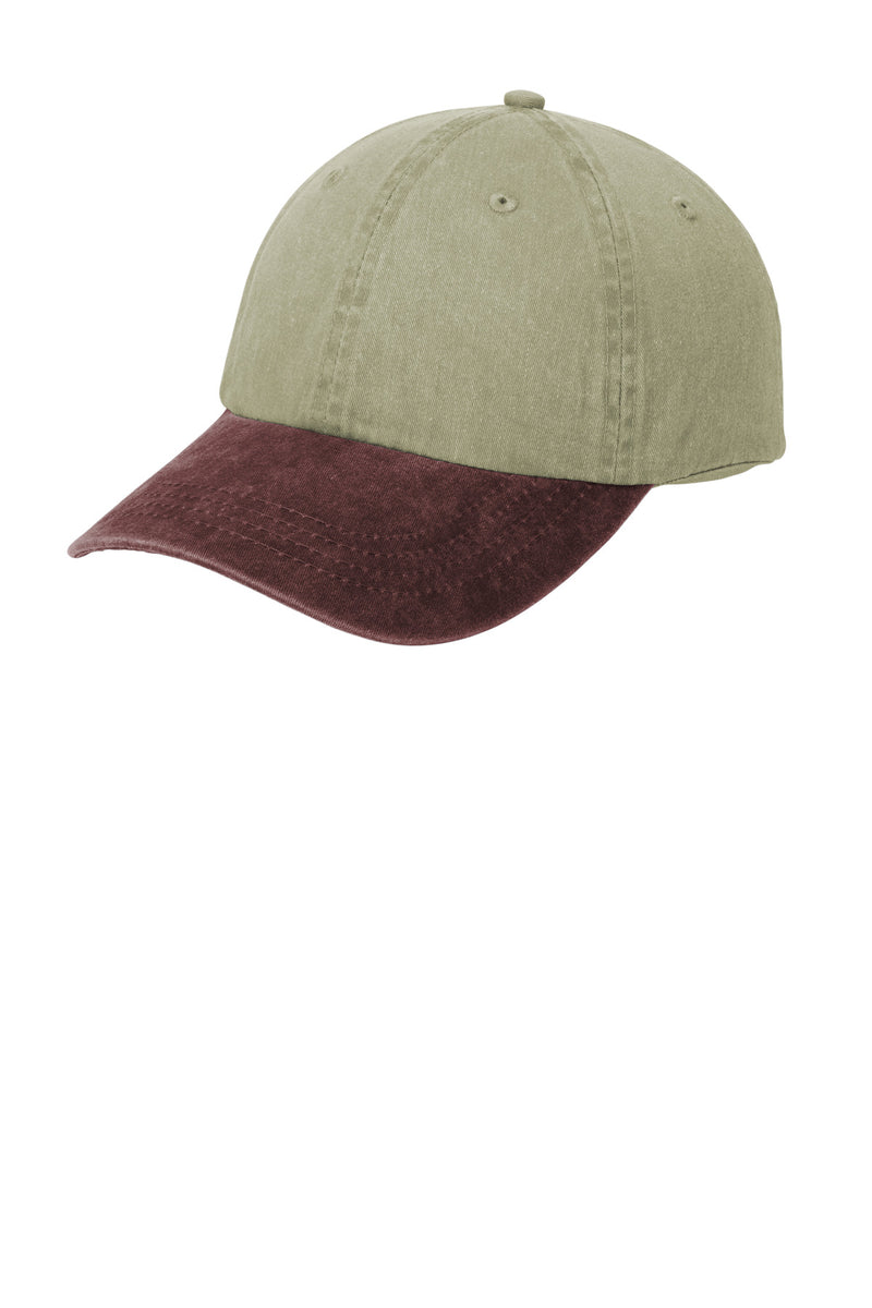 Load image into Gallery viewer, Port &amp; Co Two-Tone Pigment-Dyed Cap.  CP83
