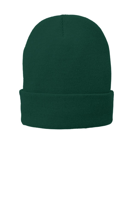 Port & Co Fleece-Lined Knit Cap. CP90L
