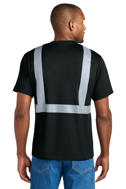 CornerStone Enhanced Visibility Segmented Tape Tee CS206