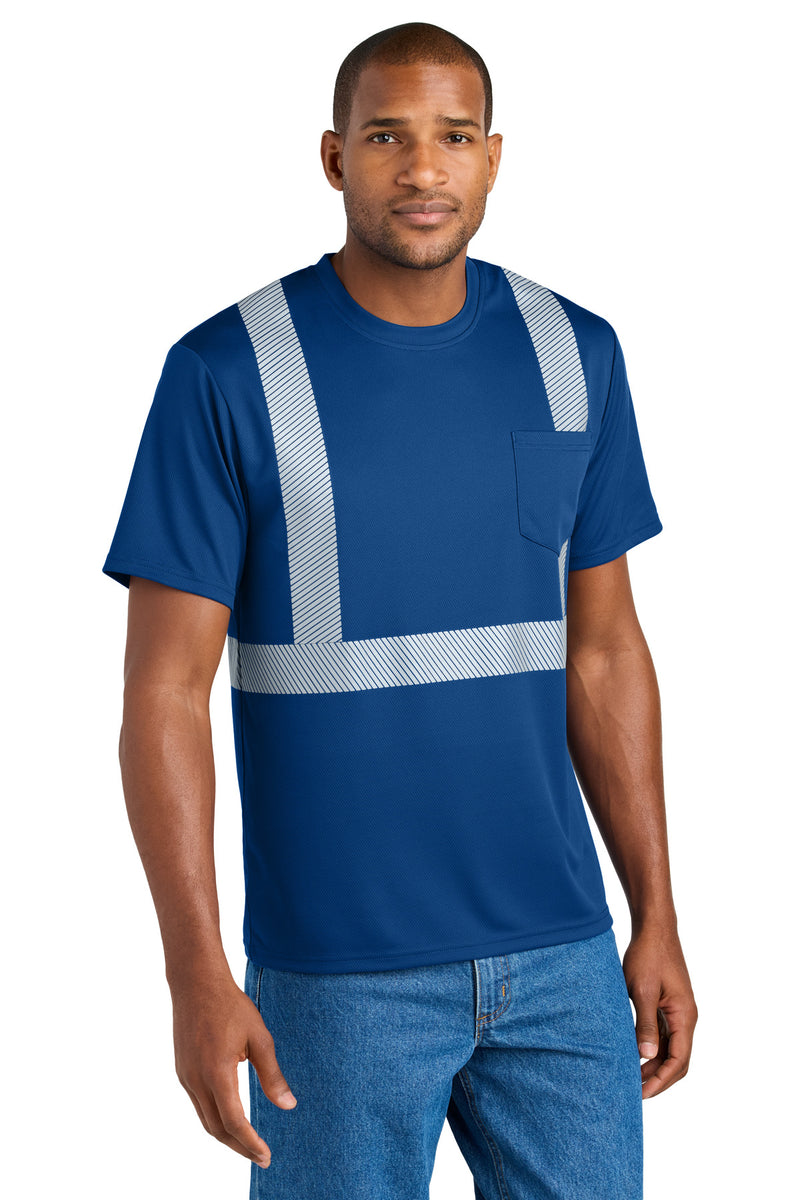 Load image into Gallery viewer, CornerStone Enhanced Visibility Segmented Tape Tee CS206
