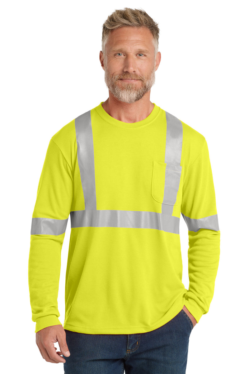 Load image into Gallery viewer, CornerStone ANSI 107 Class 2 Long Sleeve Safety T-Shirt. CS401LS
