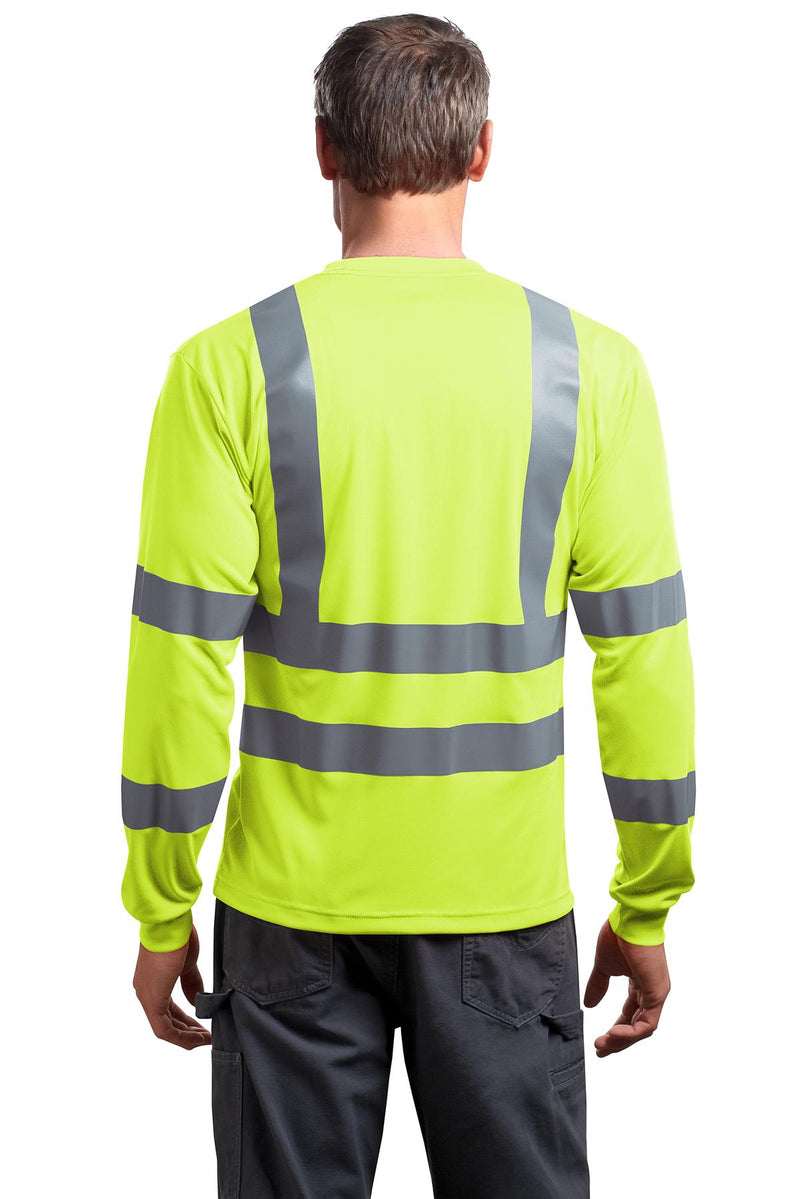 Load image into Gallery viewer, CornerStone - ANSI 107 Class 3 Long Sleeve Snag-Resistant Reflective T-Shirt. CS409
