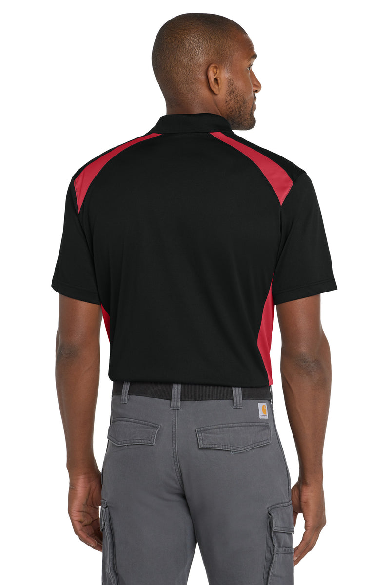 Load image into Gallery viewer, CornerStone Select Snag-Proof Two Way Colorblock Pocket Polo. CS416
