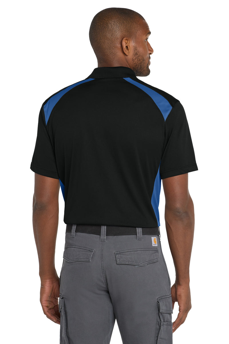 Load image into Gallery viewer, CornerStone Select Snag-Proof Two Way Colorblock Pocket Polo. CS416
