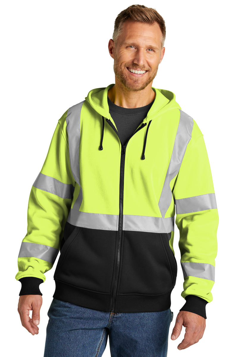 Load image into Gallery viewer, CornerStone A107 Class 3 Heavy-Duty Fleece Full-Zip Hoodie CSF300
