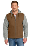 CornerStone Duck Fleece Full-Zip Hooded Jacket CSJ42