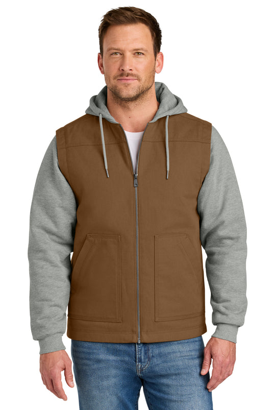 CornerStone Duck Fleece Full-Zip Hooded Jacket CSJ42