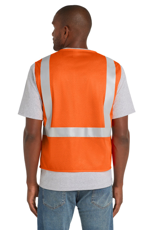 CornerStone  ANSI 107 Class 2 Mesh Zippered Vest. CSV102