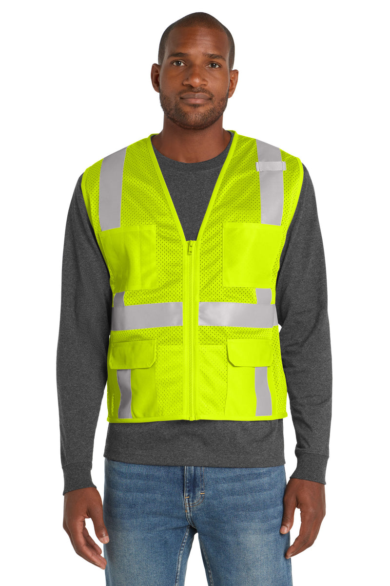 Load image into Gallery viewer, CornerStone  ANSI 107 Class 2 Mesh Six-Pocket Zippered Vest. CSV104
