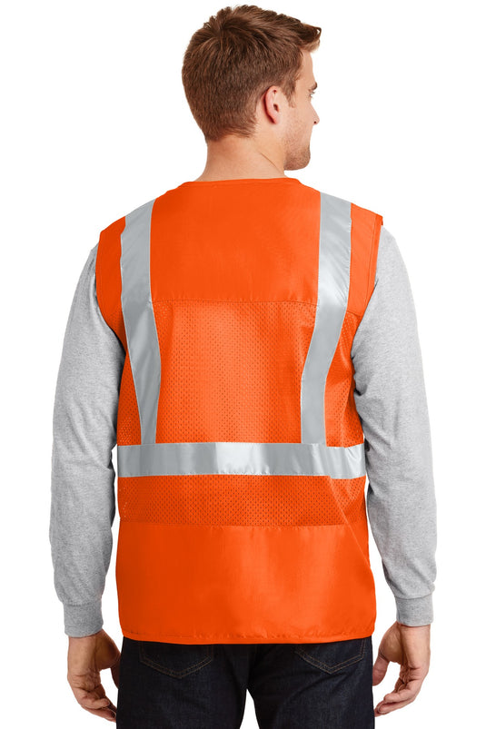 CornerStone - ANSI 107 Class 2 Mesh Back Safety Vest. CSV405