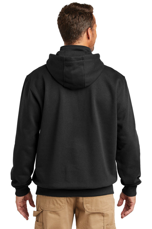 Carhartt  Rain Defender  Paxton Heavyweight Hooded Zip Mock Sweatshirt. CT100617