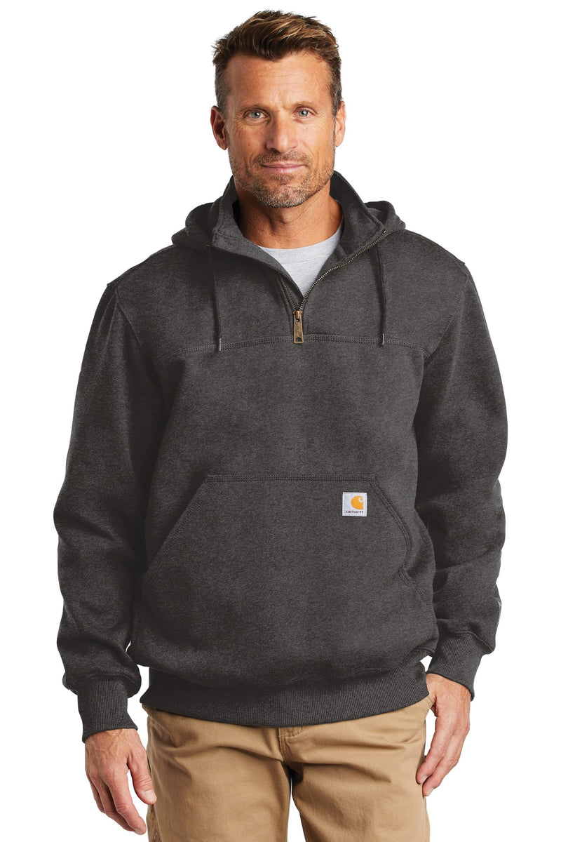 Load image into Gallery viewer, Carhartt  Rain Defender  Paxton Heavyweight Hooded Zip Mock Sweatshirt. CT100617
