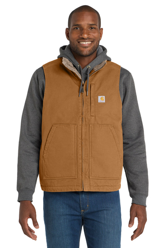 Carhartt Sherpa-Lined Mock Neck Vest c