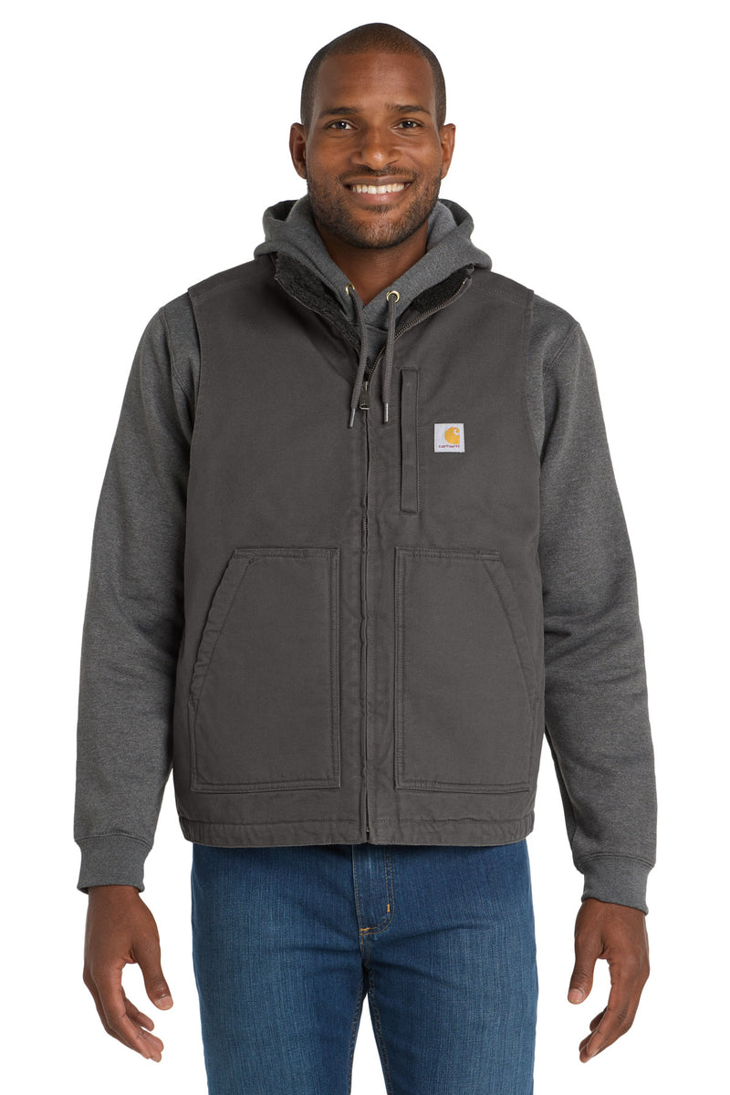 Load image into Gallery viewer, Carhartt Sherpa-Lined Mock Neck Vest c
