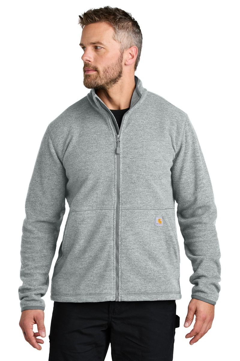 Load image into Gallery viewer, Carhartt Textured Full-Zip Fleece Jacket CT106416
