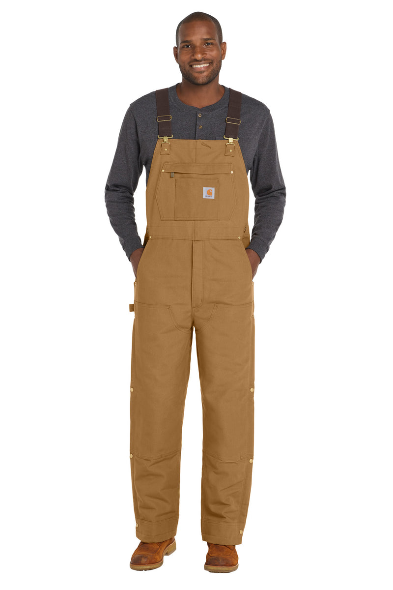 Load image into Gallery viewer, Carhartt Firm Duck Insulated Bib Overalls CT106672
