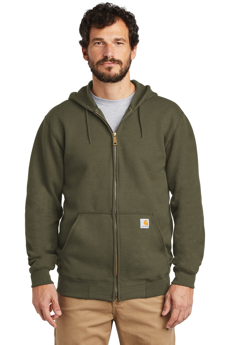 Load image into Gallery viewer, Carhartt  Midweight Hooded Zip-Front Sweatshirt. CTK122
