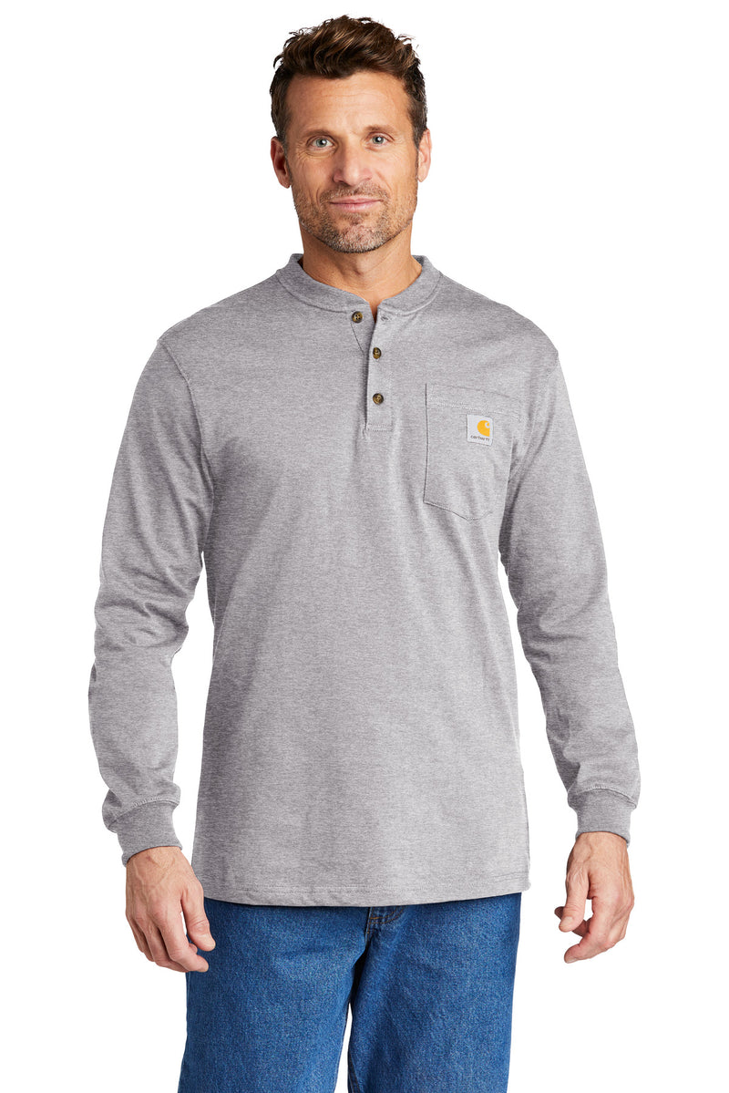 Load image into Gallery viewer, Carhartt Long Sleeve Henley T-Shirt CTK128
