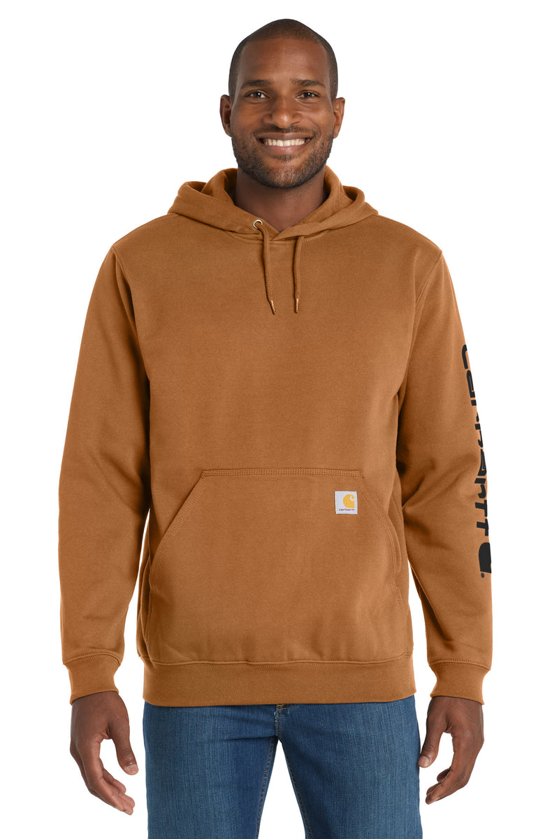 Load image into Gallery viewer, Carhartt Midweight Hooded Logo Sweatshirt CTK288
