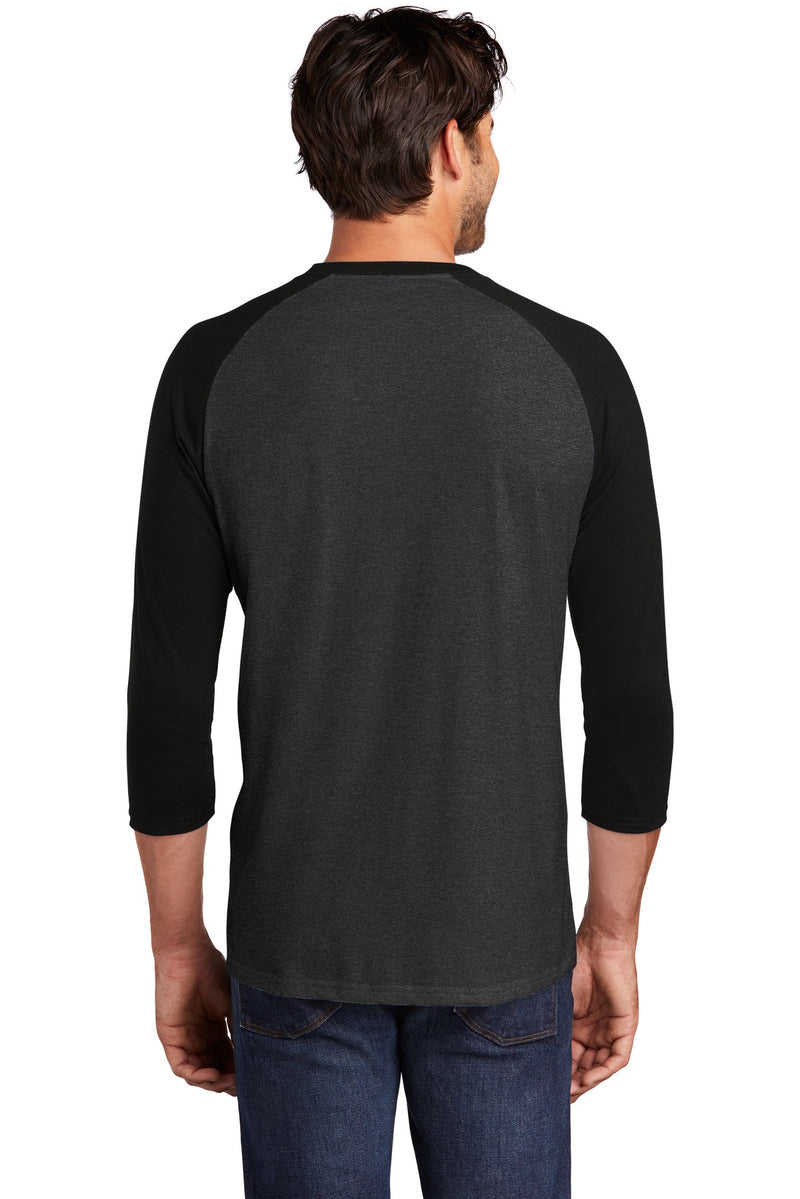 Load image into Gallery viewer, District  Perfect Tri 3/4-Sleeve Raglan. DM136
