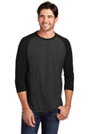 District  Perfect Tri 3/4-Sleeve Raglan. DM136