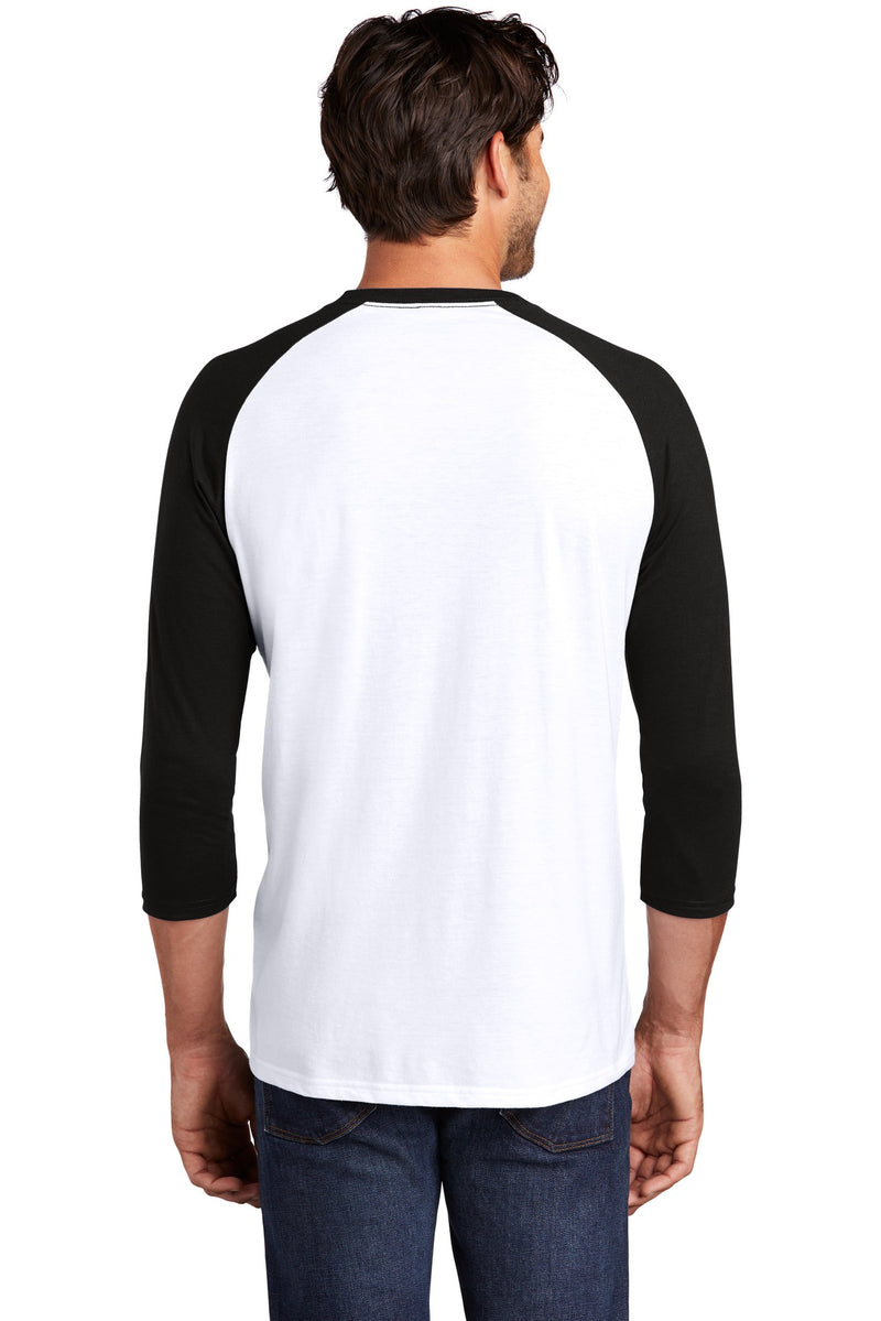 Load image into Gallery viewer, District  Perfect Tri 3/4-Sleeve Raglan. DM136
