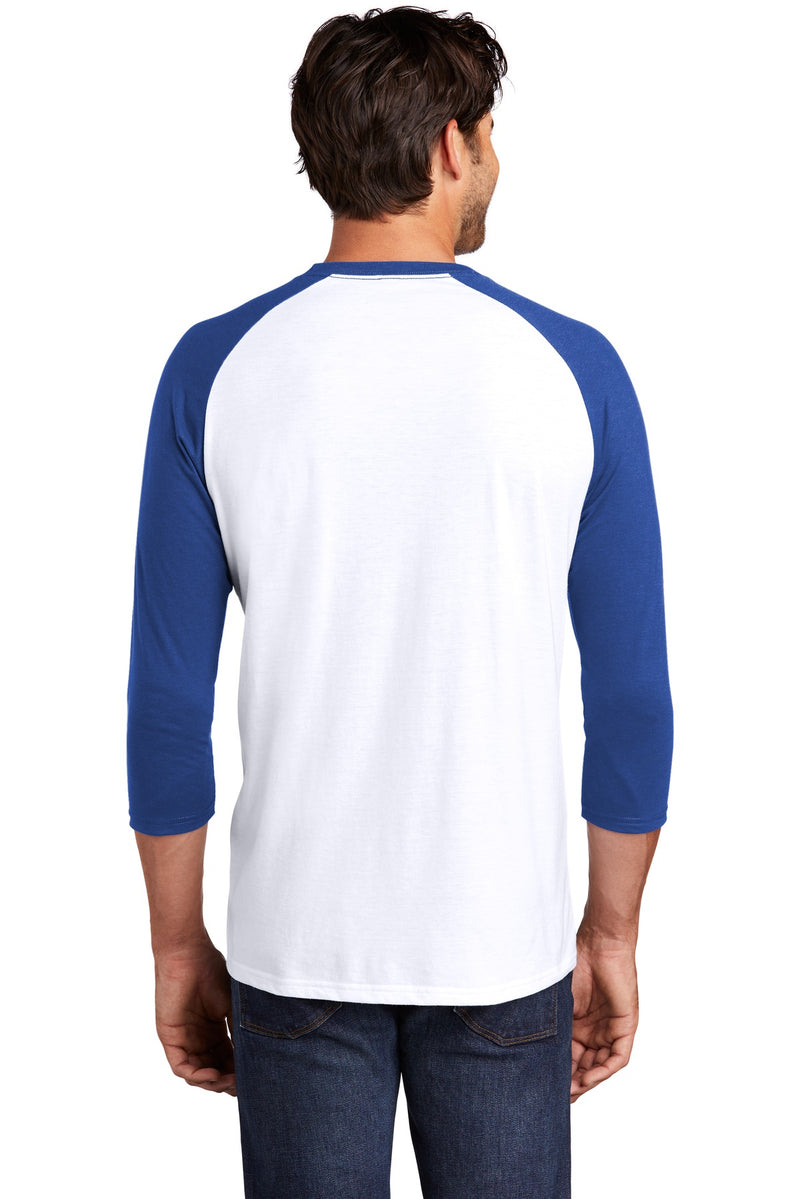 Load image into Gallery viewer, District  Perfect Tri 3/4-Sleeve Raglan. DM136
