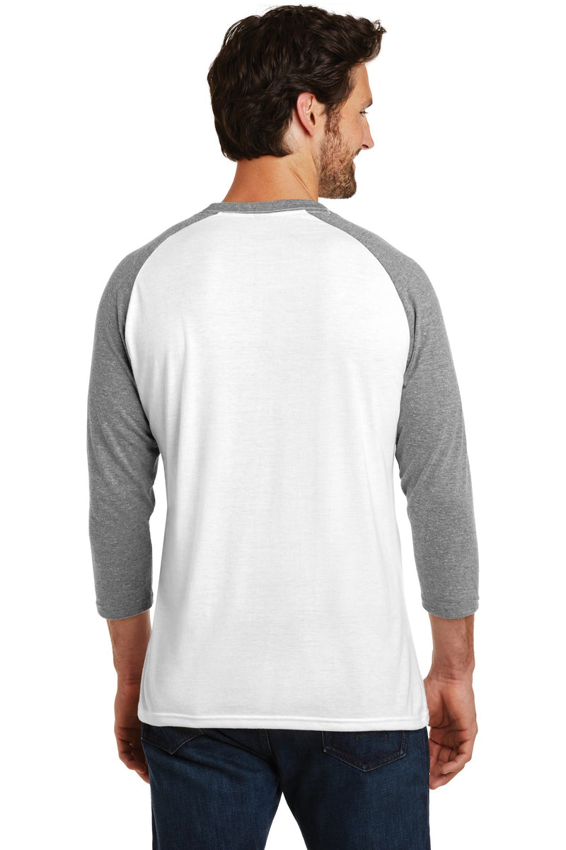 Load image into Gallery viewer, District  Perfect Tri 3/4-Sleeve Raglan. DM136
