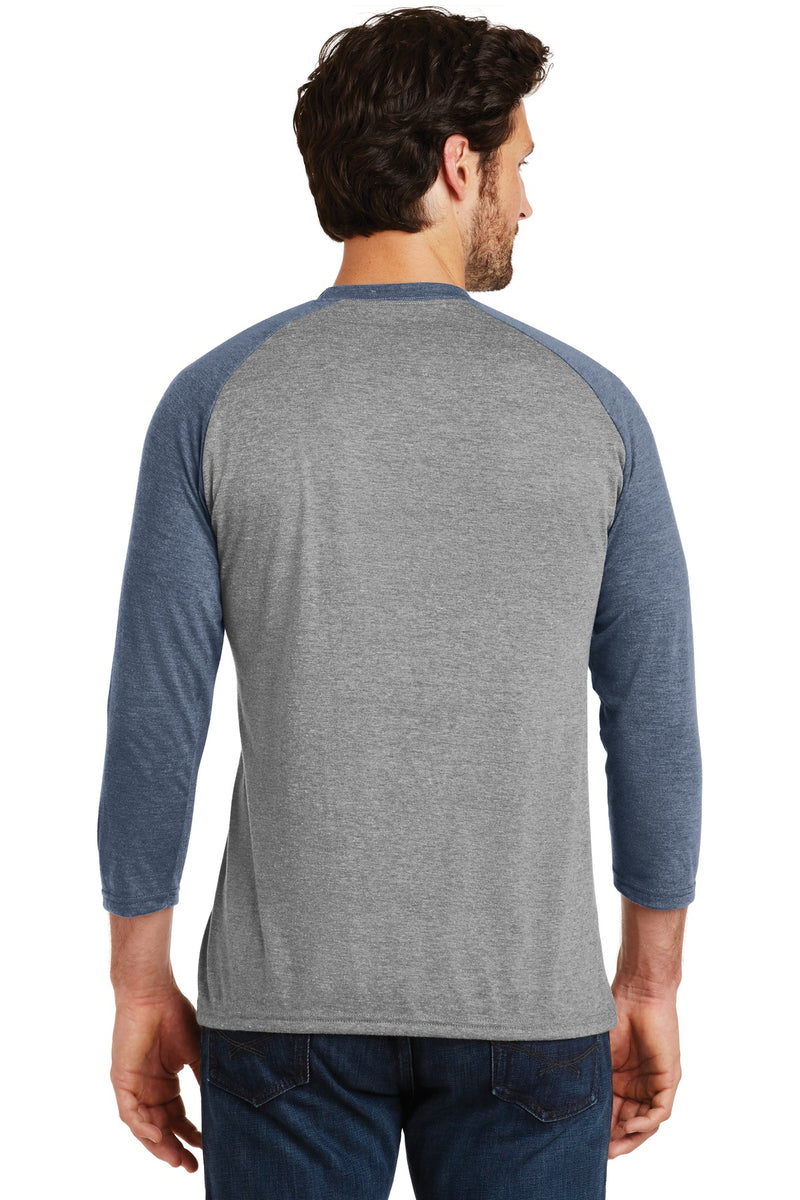 Load image into Gallery viewer, District  Perfect Tri 3/4-Sleeve Raglan. DM136
