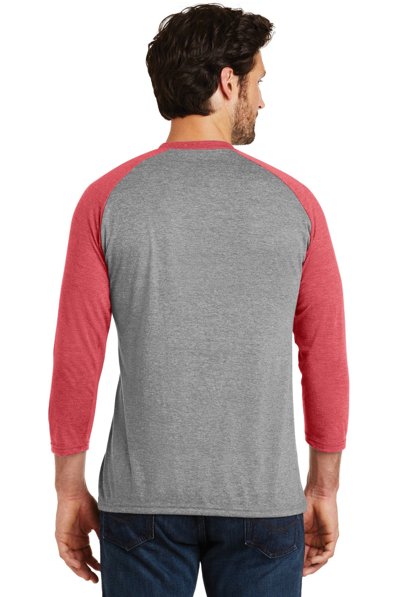 Load image into Gallery viewer, District  Perfect Tri 3/4-Sleeve Raglan. DM136
