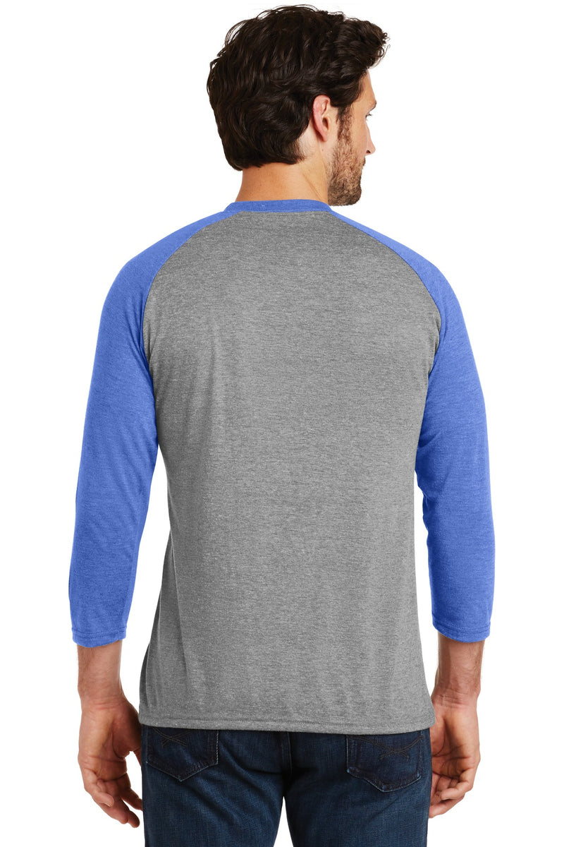 Load image into Gallery viewer, District  Perfect Tri 3/4-Sleeve Raglan. DM136
