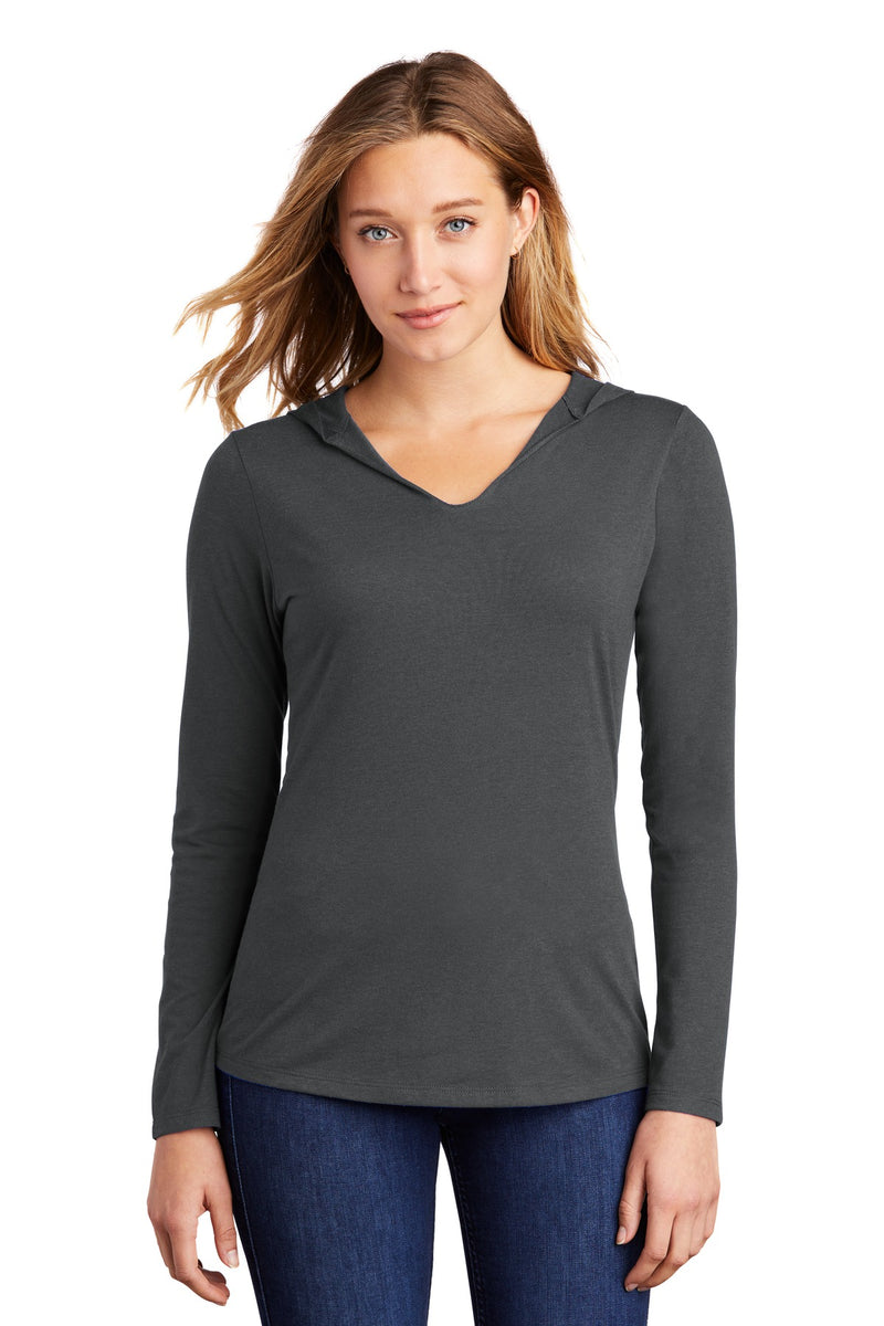 Load image into Gallery viewer, District Women&#39;s Perfect Tri Long Sleeve Hoodie. DM139L
