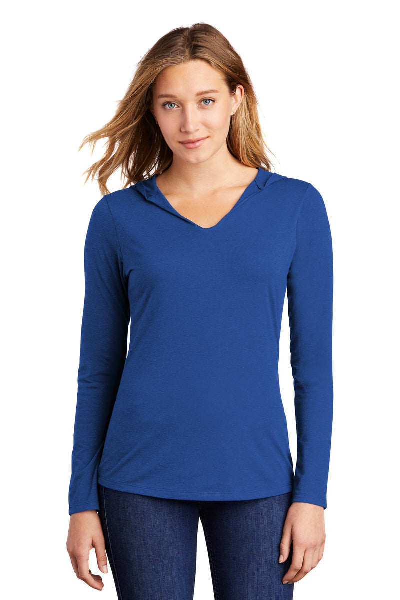 Load image into Gallery viewer, District Women&#39;s Perfect Tri Long Sleeve Hoodie. DM139L
