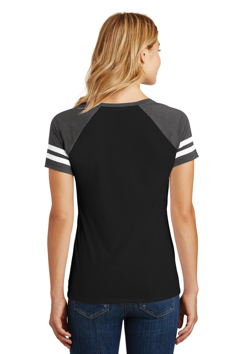 Load image into Gallery viewer, District  Women&#39;s Game V-Neck Tee. DM476
