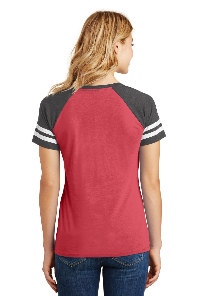 Load image into Gallery viewer, District  Women&#39;s Game V-Neck Tee. DM476
