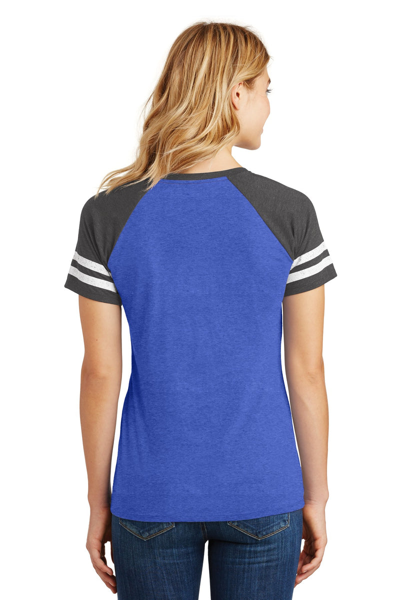 Load image into Gallery viewer, District  Women&#39;s Game V-Neck Tee. DM476
