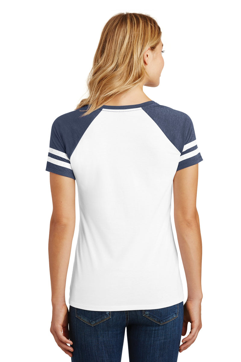 Load image into Gallery viewer, District  Women&#39;s Game V-Neck Tee. DM476
