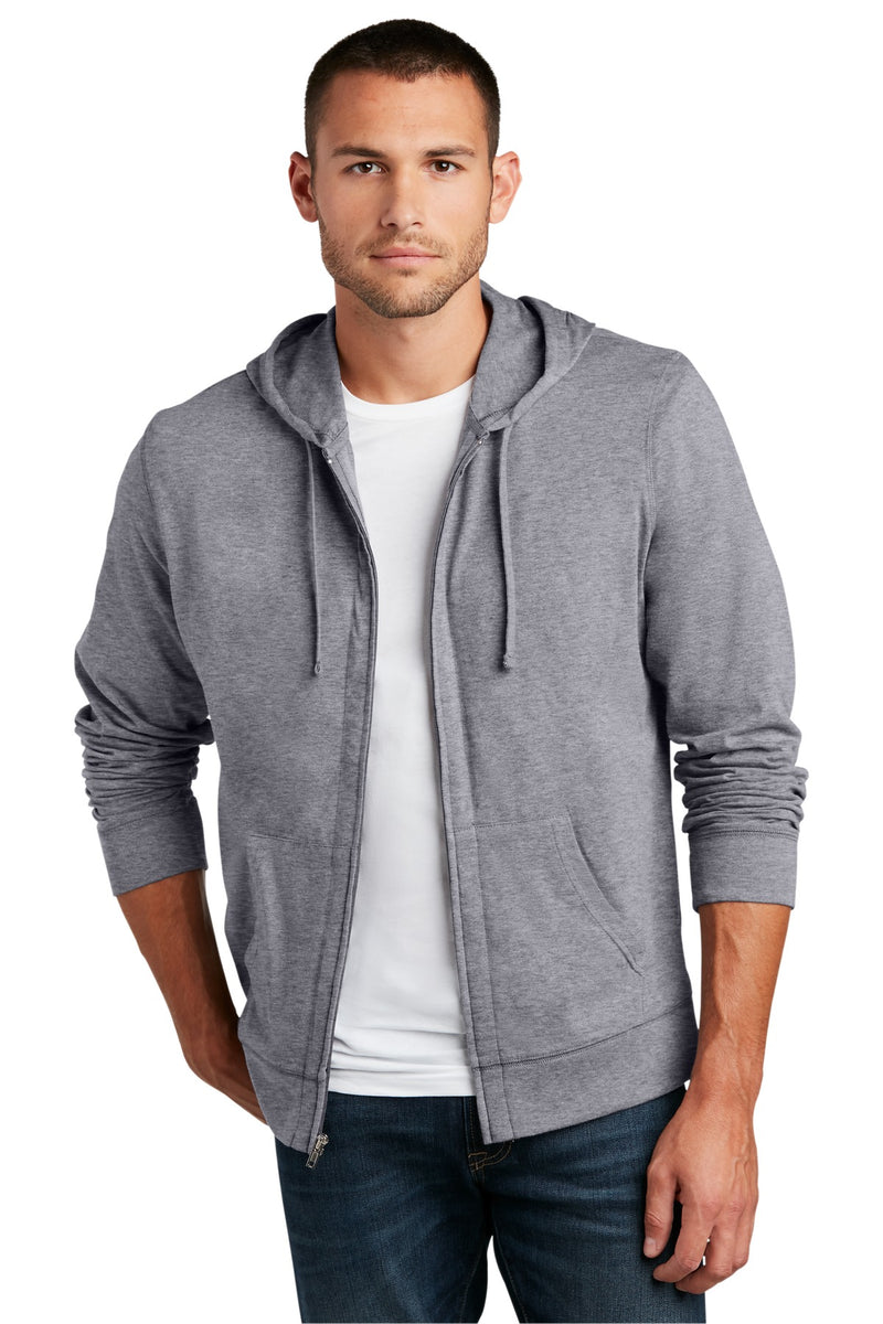 Load image into Gallery viewer, District Jersey Full-Zip Hoodie. DT1100
