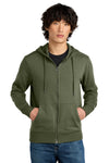 District  Perfect Weight  Fleece Full-Zip Hoodie DT1103
